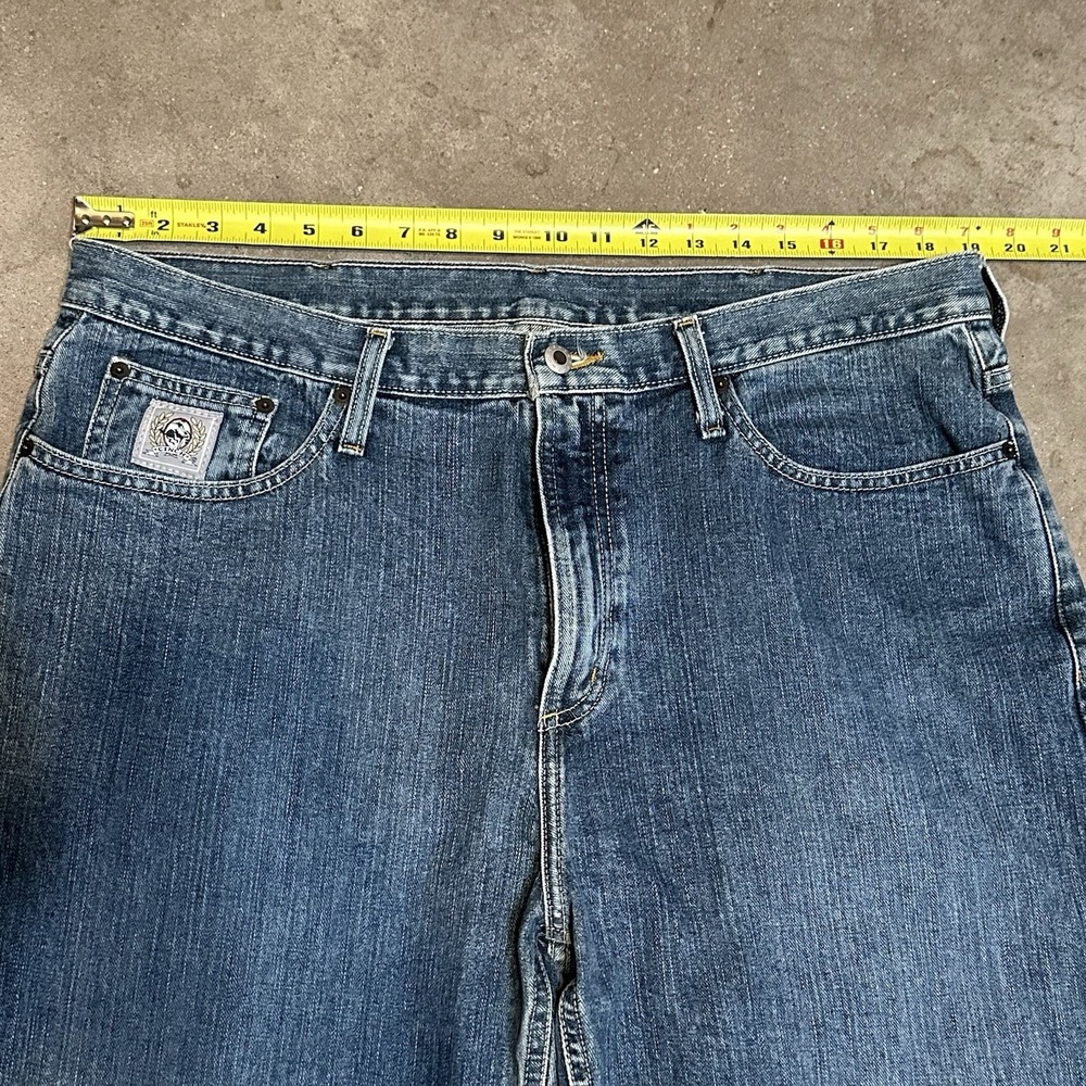 Cinch Men's Straight Fit Silver Label 38x38 (36x38) Stonewash Jeans MB98034001 - Picture 5 of 8